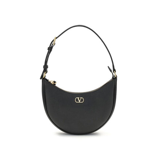 Valentino Garavani Black Mini Hobo VLogo Signature Shoulder Bag schwarz