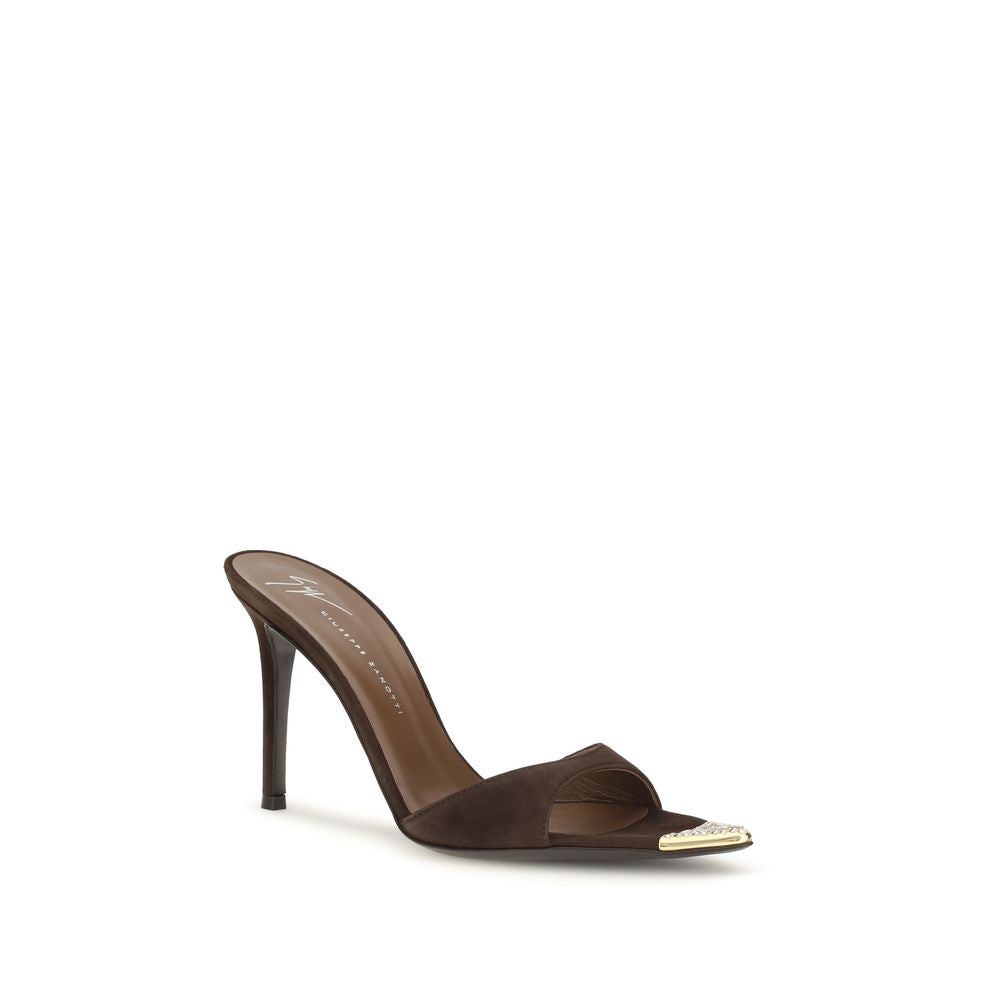 Giuseppe Zanotti Brown 'Baguette' Sandals braun