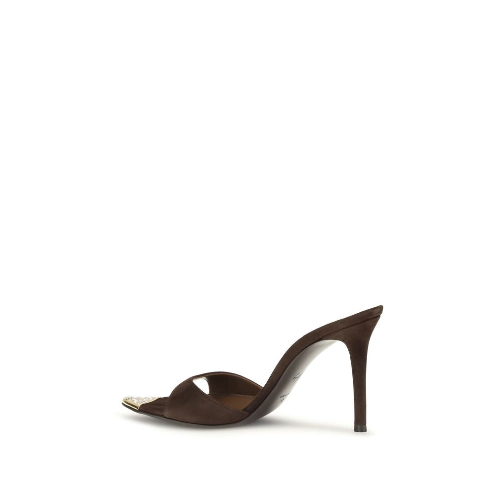 Giuseppe Zanotti Brown 'Baguette' Sandals braun