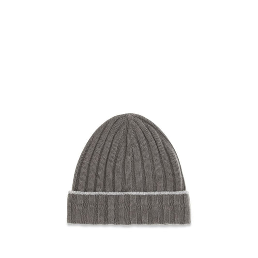 Brunello Cucinelli Bicolor Beanie Hat multicolor