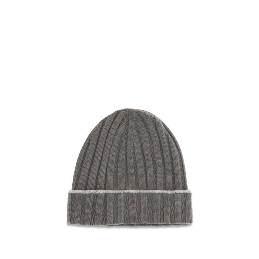 Brunello Cucinelli Bicolor Beanie Hat multicolor