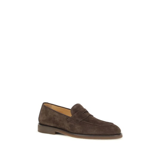 Brunello Cucinelli Brown 'Slip-On' Loafers braun