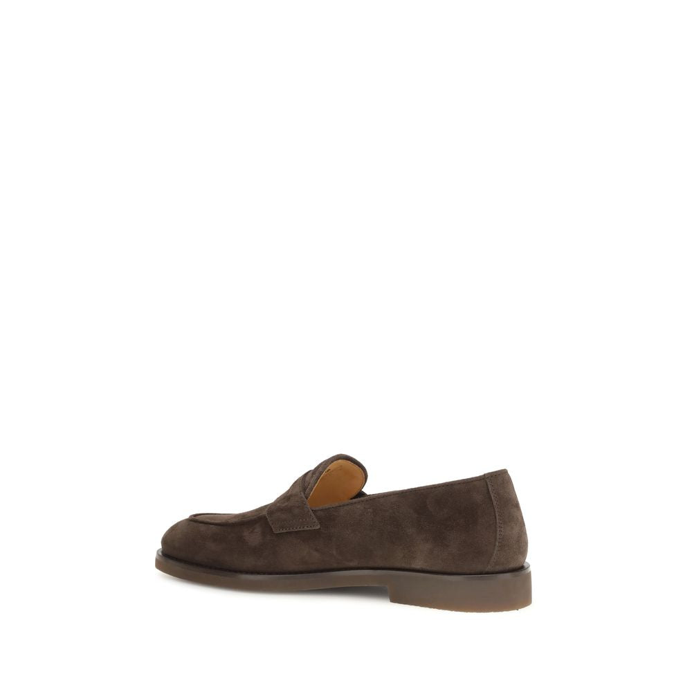 Brunello Cucinelli Brown 'Slip-On' Loafers braun