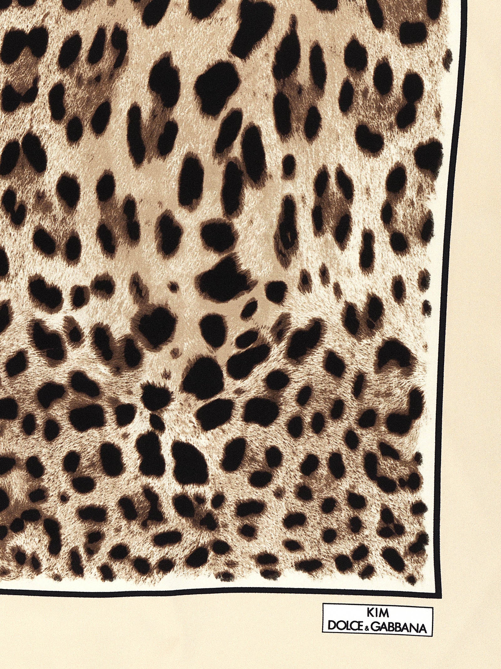 Dolce & Gabbana Multicolor 'Leopardo' Scarf