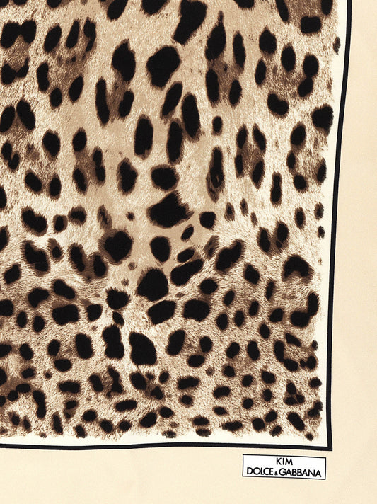 Dolce & Gabbana Multicolor 'Leopardo' Scarf