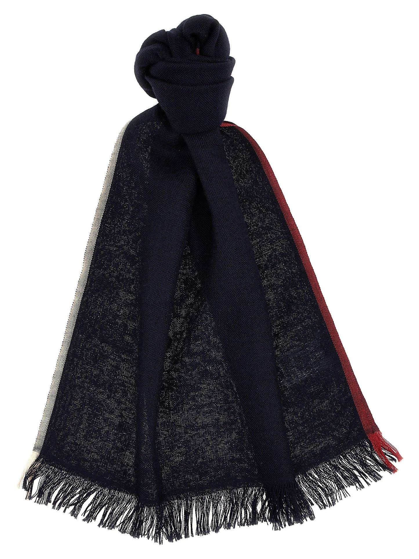 Brunello Cucinelli Blue Cashmere Scarf blau