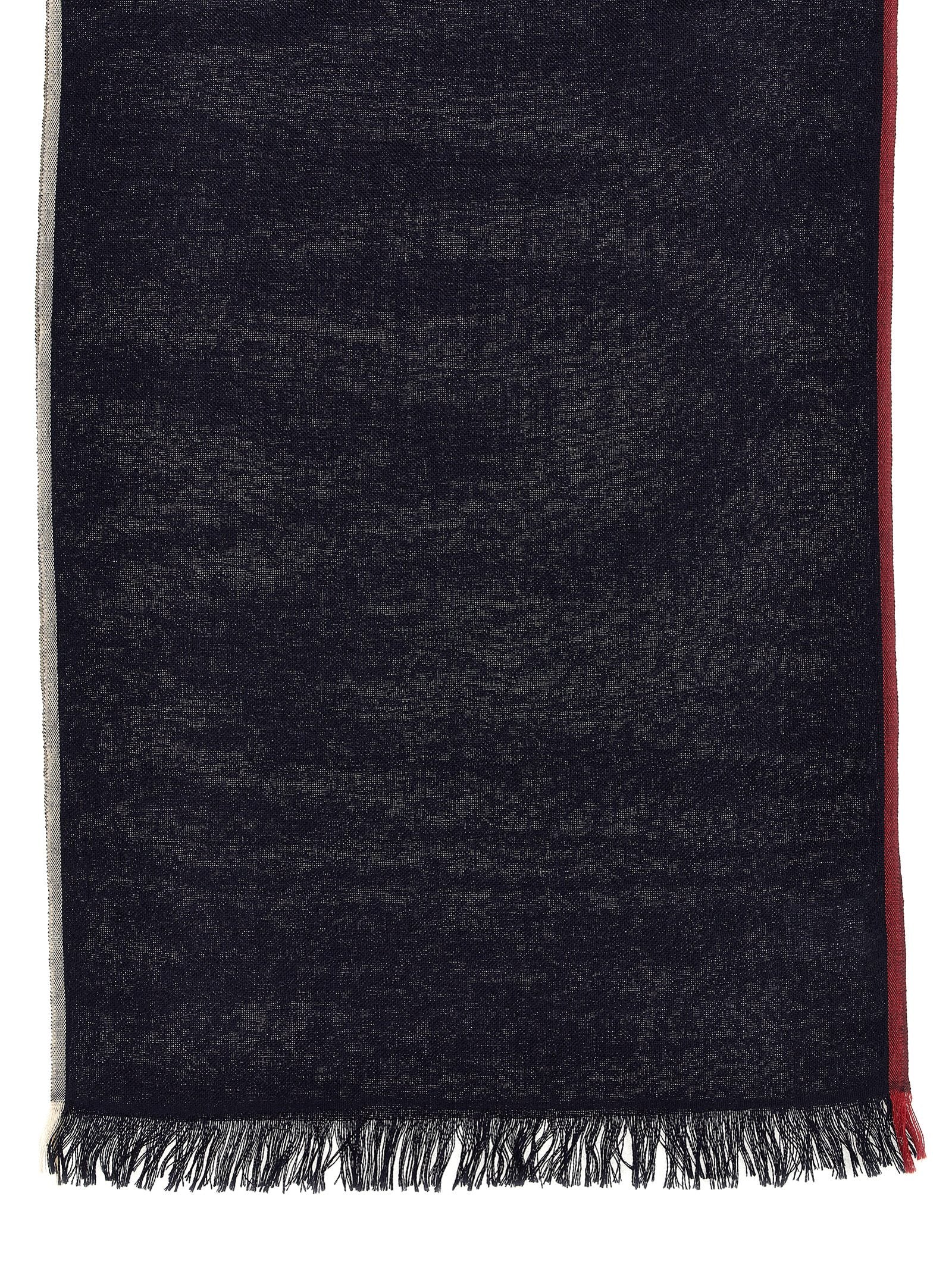 Brunello Cucinelli Blue Cashmere Scarf blau