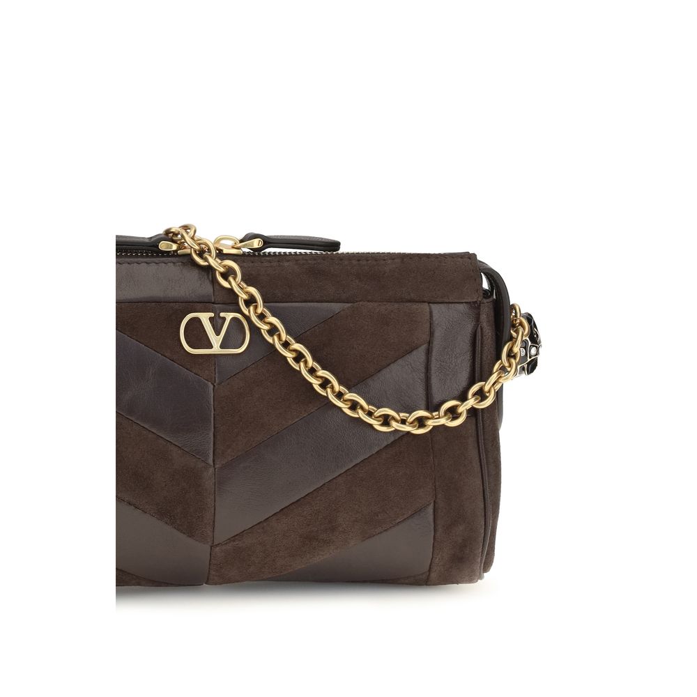 Valentino Garavani Brown Panthea Shoulder Bag braun