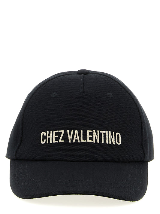 Valentino Garavani Black 'Chez Hat) schwarz