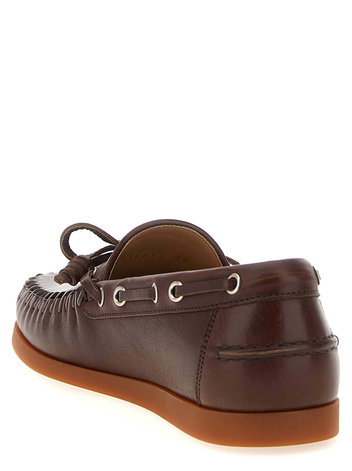 Valentino Garavani Brown 'Palm Avenue' Moccassin braun