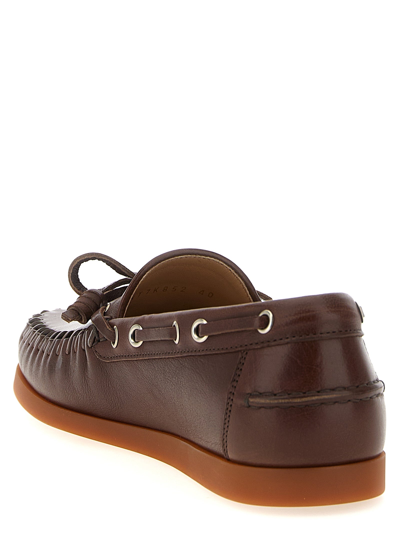 Valentino Garavani Brown 'Palm Avenue' Moccassin braun