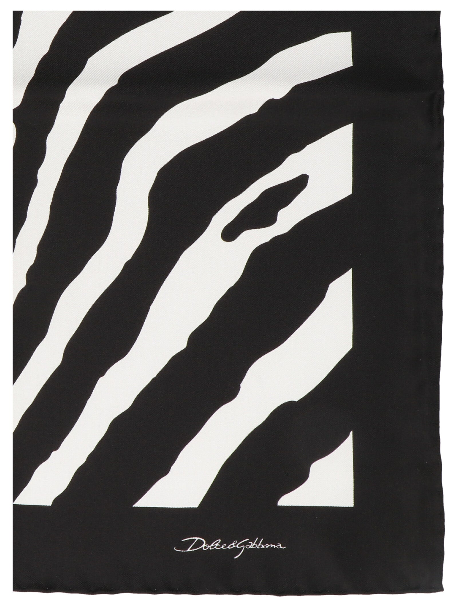 Dolce & Gabbana Bicolor 'Print That' Scarf multicolor