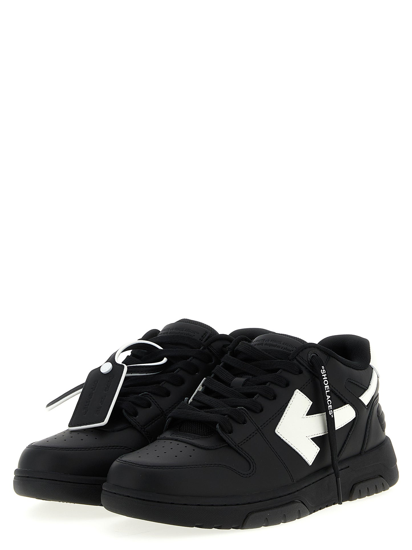 Off-White Bicolor Recycled Polyester Low Top Sneakers weiss