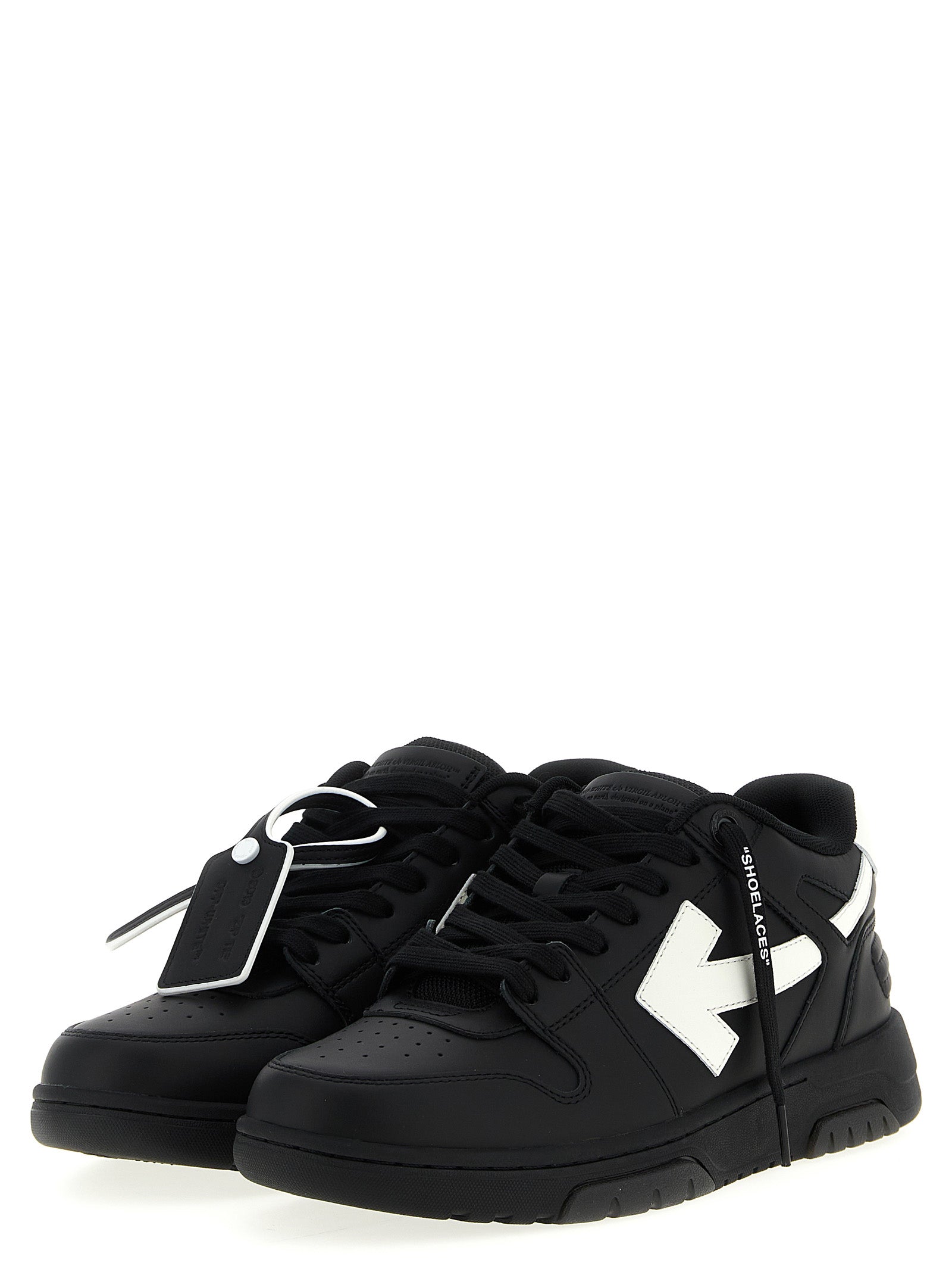 Off-White Bicolor Recycled Polyester Low Top Sneakers weiss