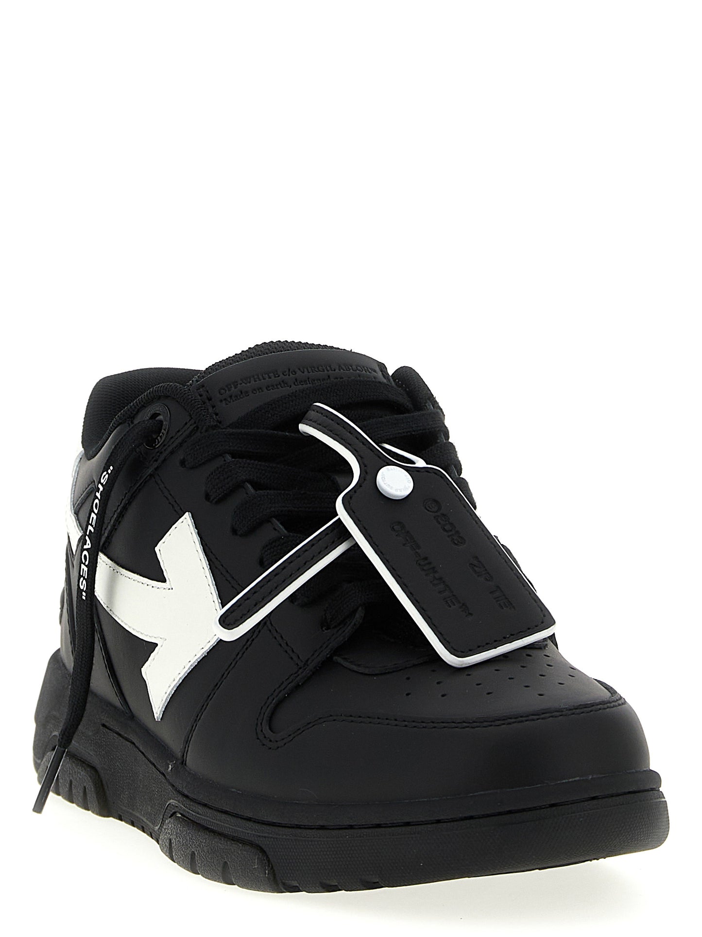 Off-White Bicolor Recycled Polyester Low Top Sneakers weiss