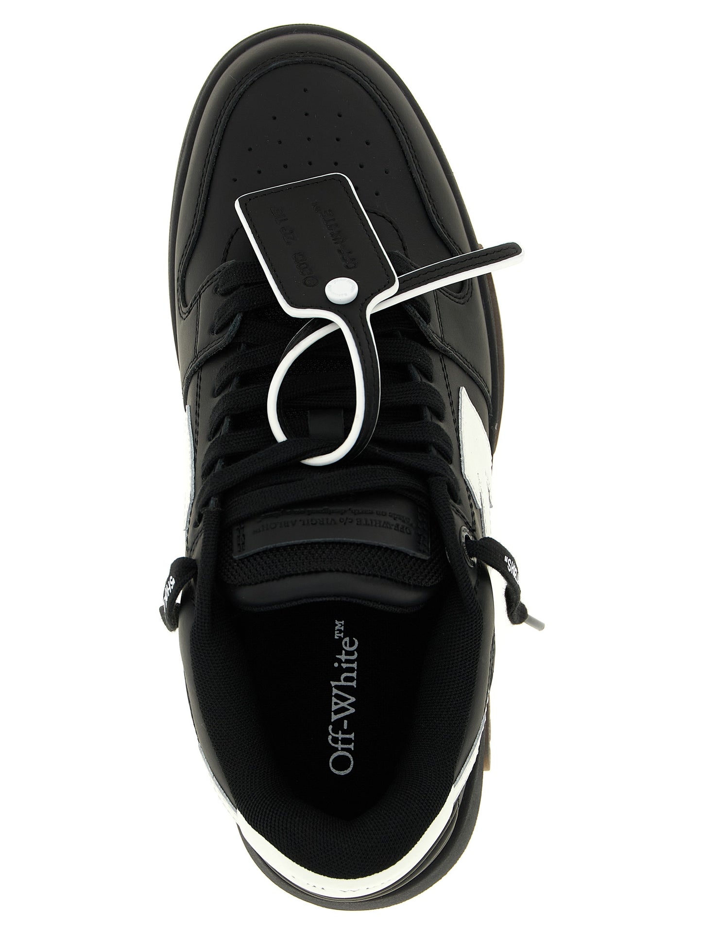 Off-White Bicolor Recycled Polyester Low Top Sneakers weiss