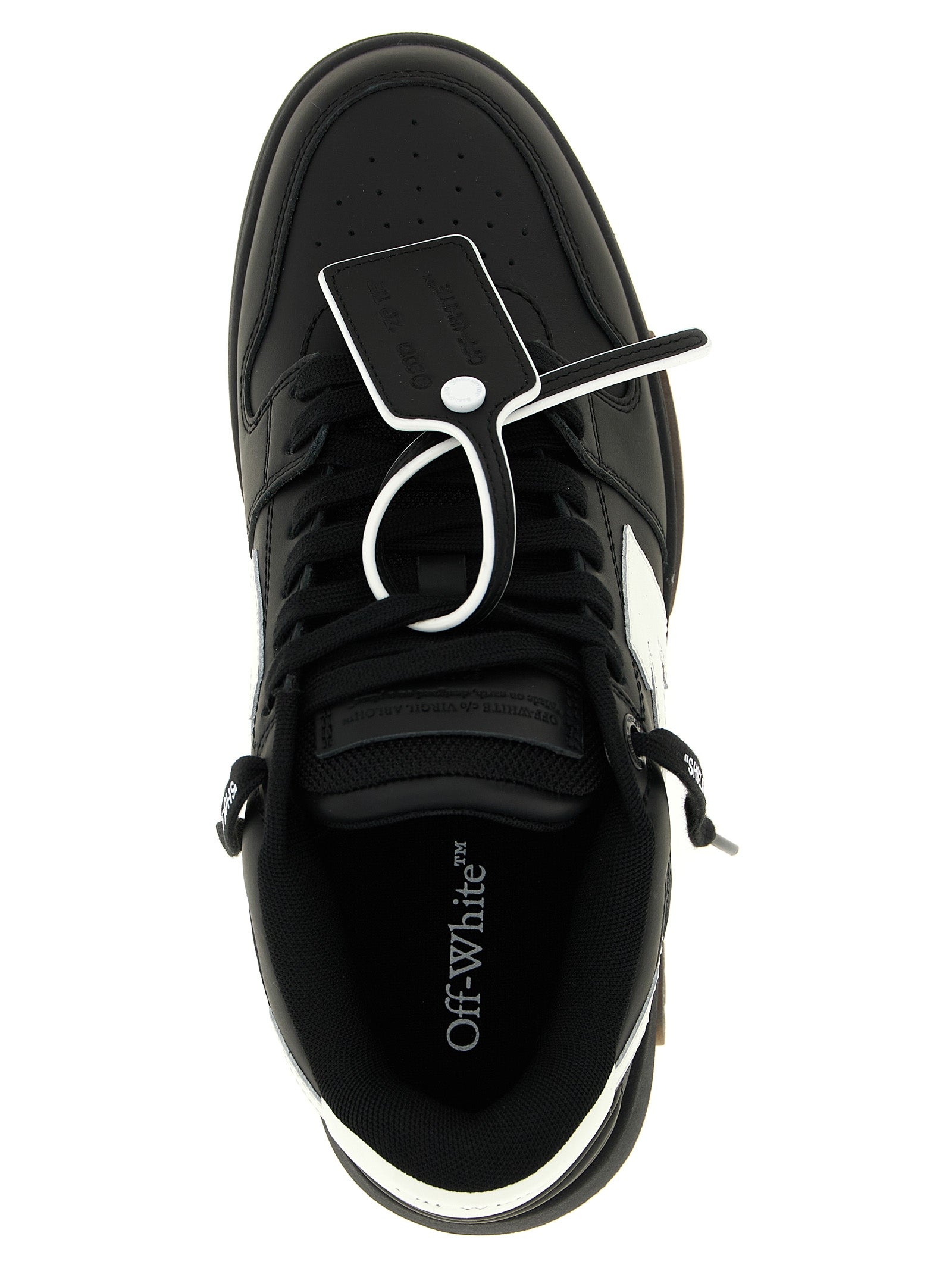 Off-White Bicolor Recycled Polyester Low Top Sneakers weiss
