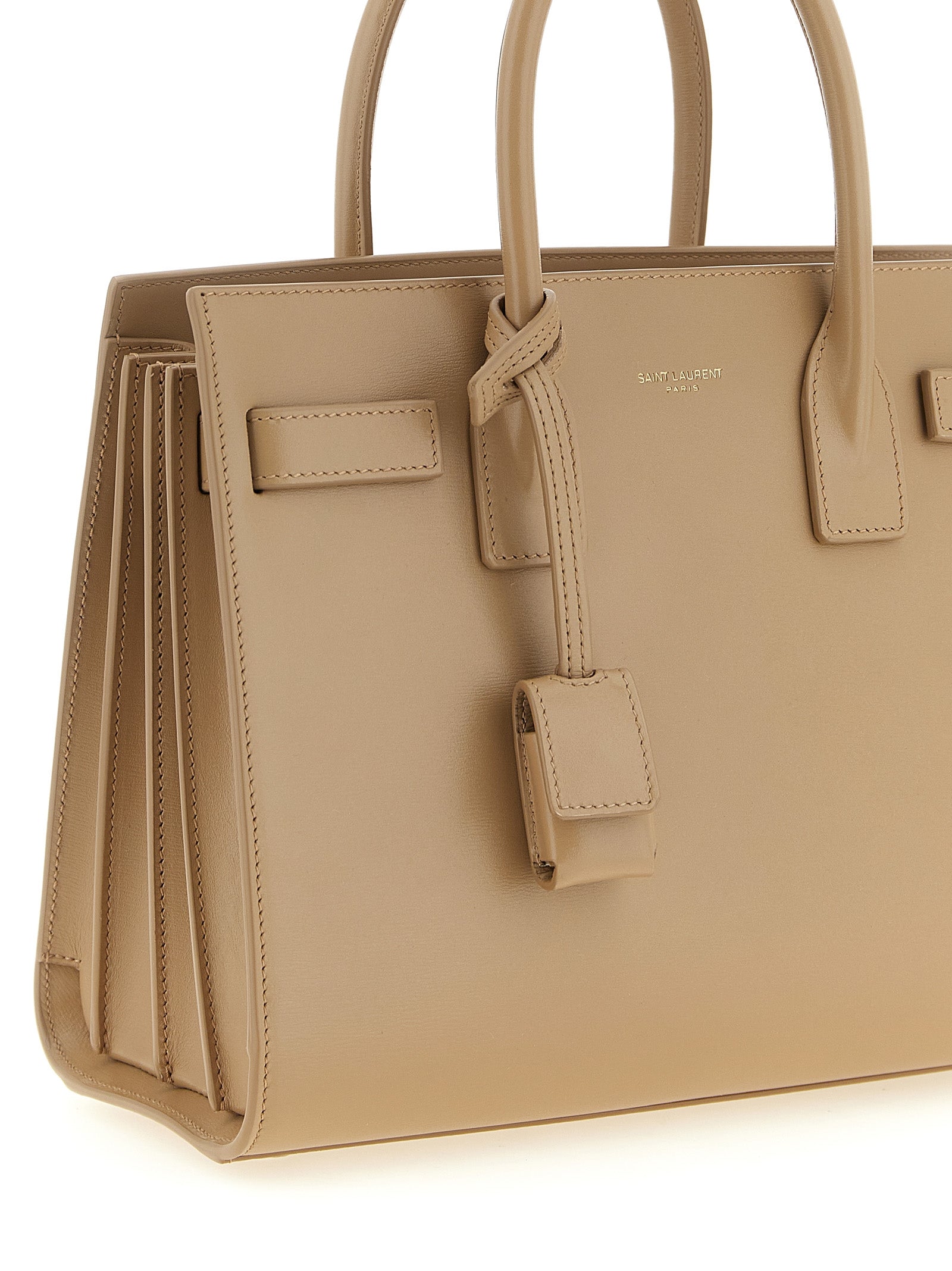 Saint Laurent Beige 'Sac De Jour' Handbag