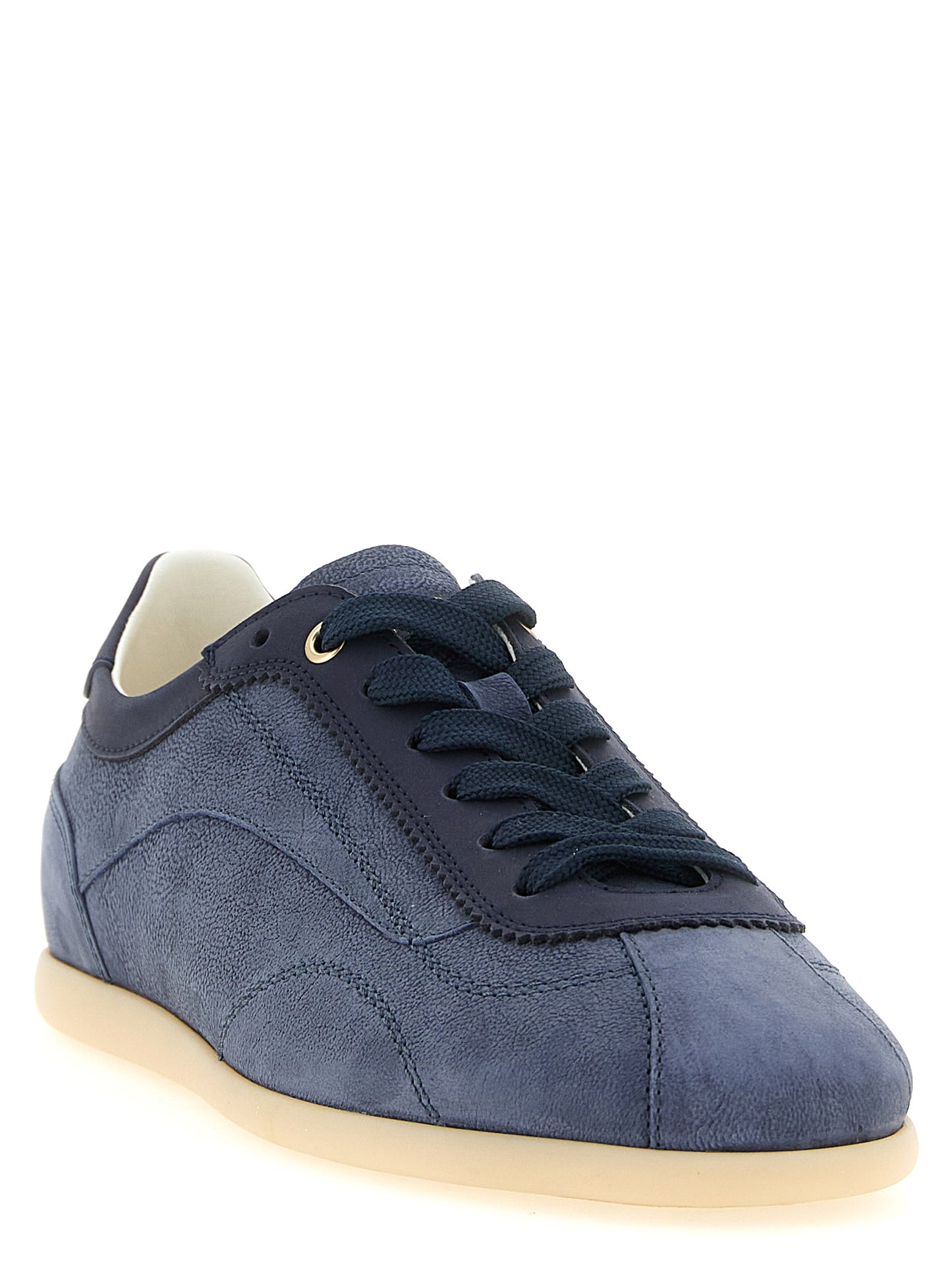Brunello Cucinelli Blue 'Low Top' Sneakers blau