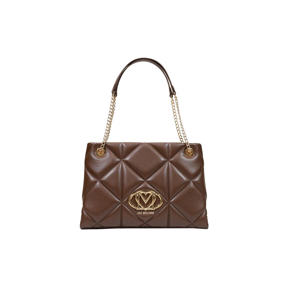 Love Moschino Brown Polyethylene Handbag braun