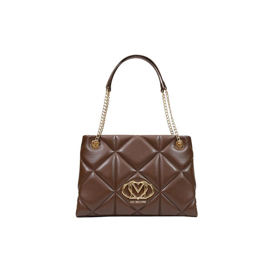 Love Moschino Brown Polyethylene Handbag braun