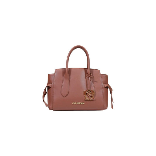 Love Moschino Brown Polyethylene Handbag braun