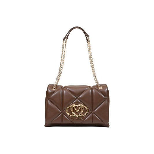 Love Moschino Brown Polyethylene Handbag braun