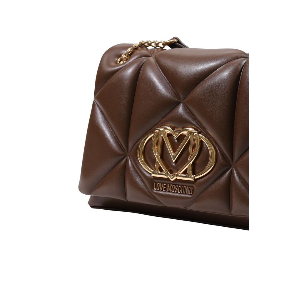 Love Moschino Brown Polyethylene Handbag braun