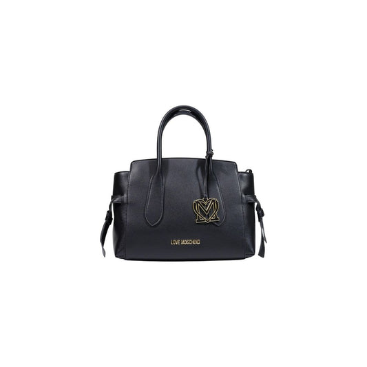 Love Moschino Black Polyethylene Handbag schwarz