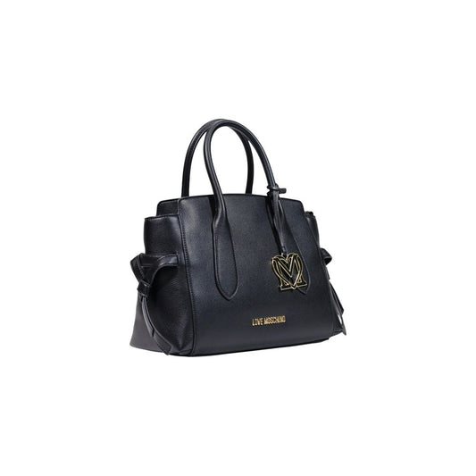 Love Moschino Black Polyethylene Handbag schwarz