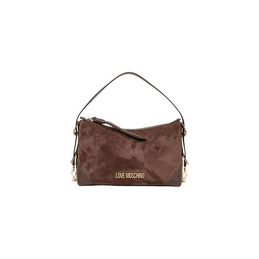 Love Moschino Brown Polyester Handbag braun