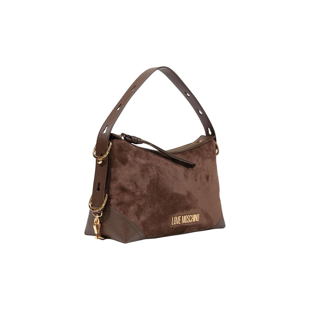 Love Moschino Brown Polyester Handbag braun