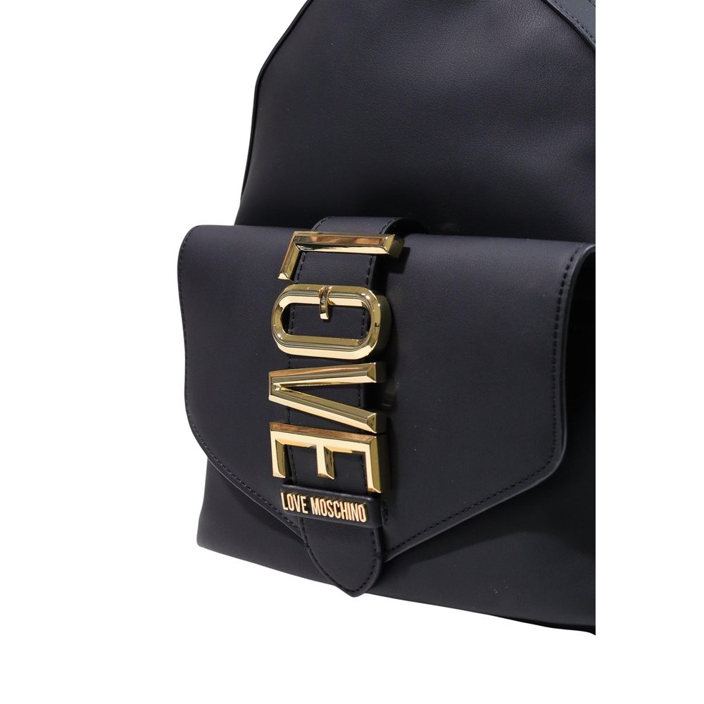 Love Moschino Black Backpack schwarz