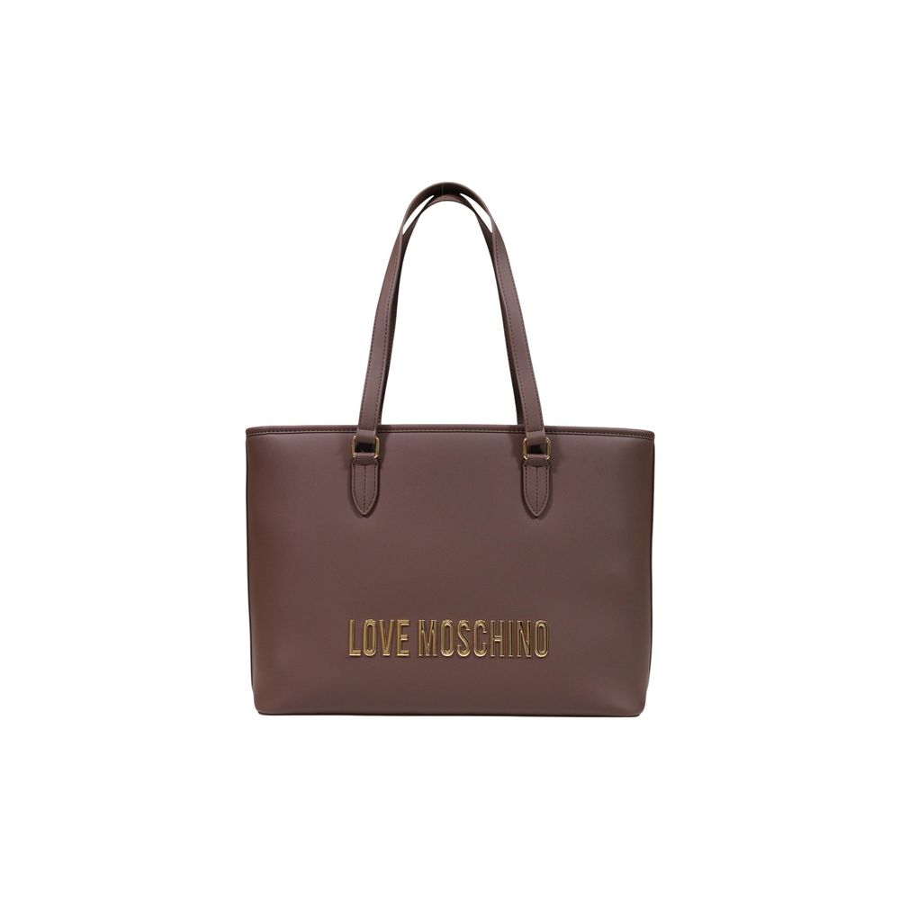 Love Moschino Brown Polyethylene Handbag braun
