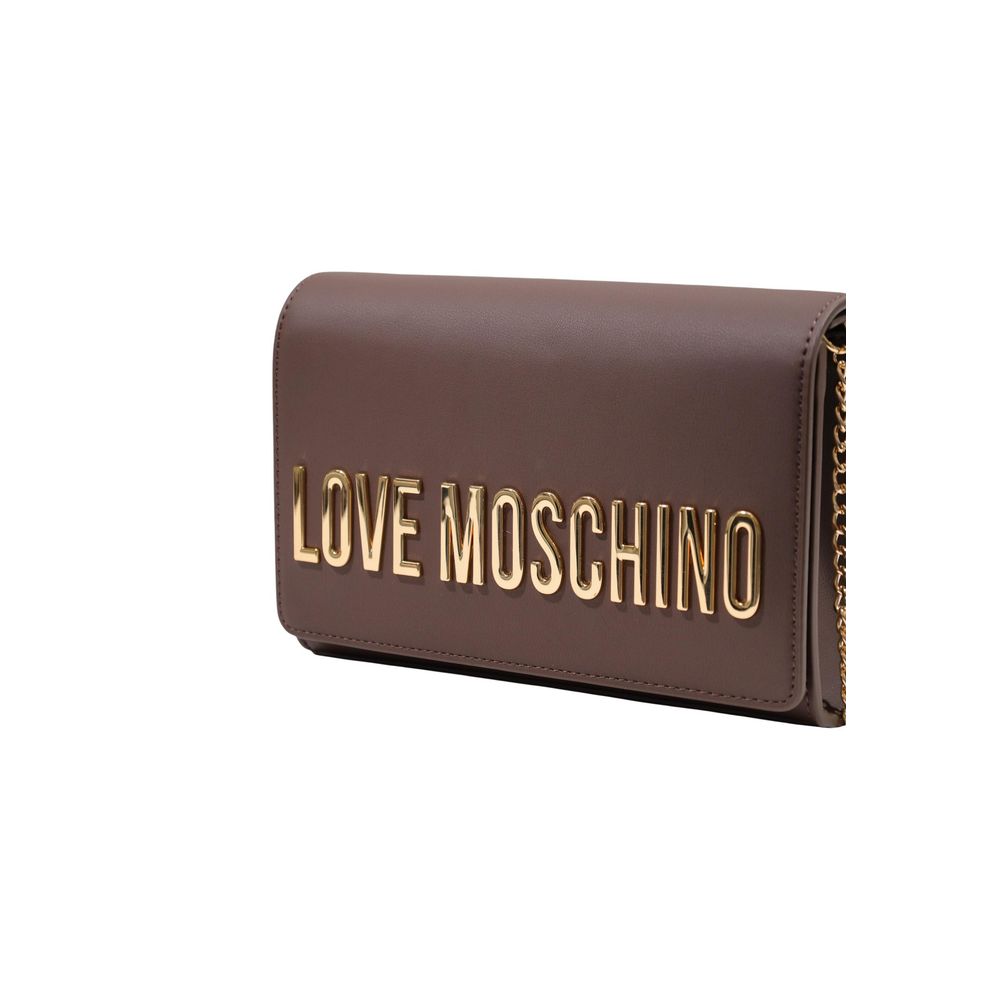 Love Moschino Brown Polyethylene Handbag braun