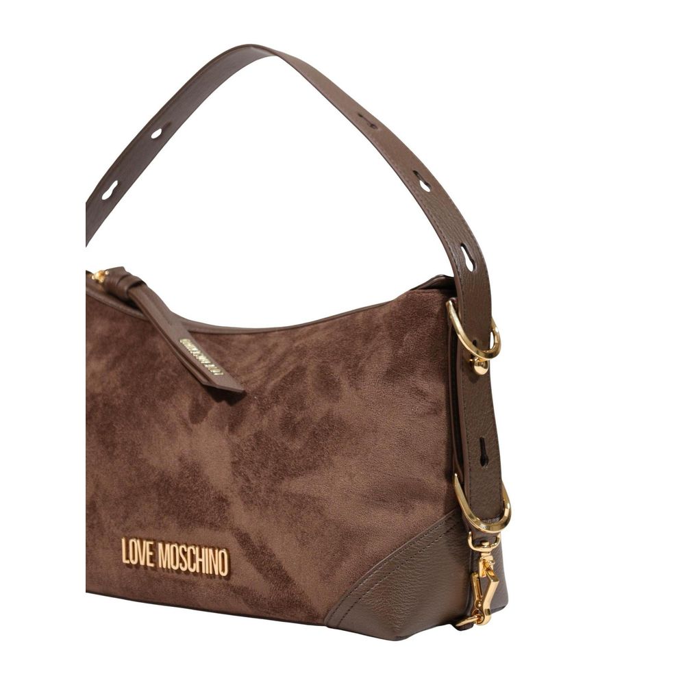 Love Moschino Brown Polyester Handbag braun