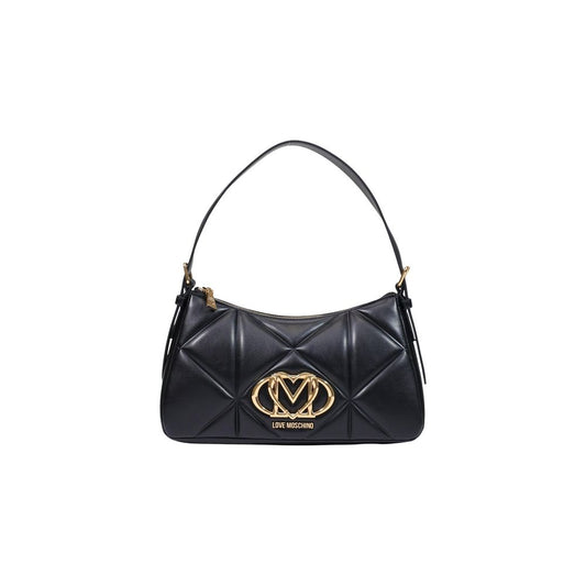 Love Moschino Black Polyethylene Handbag schwarz