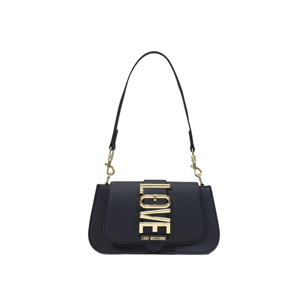 Love Moschino Black Polyethylene Handbag schwarz