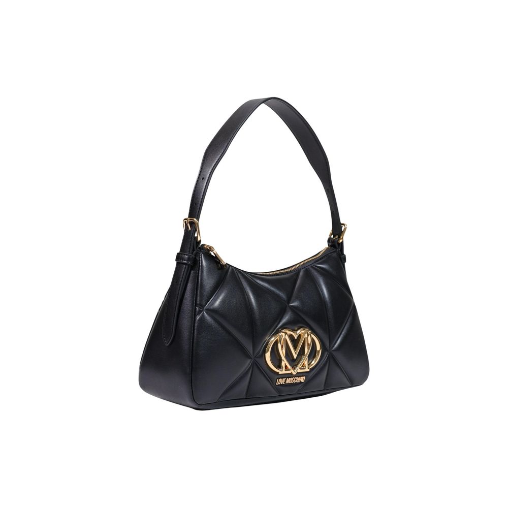 Love Moschino Black Polyethylene Handbag schwarz