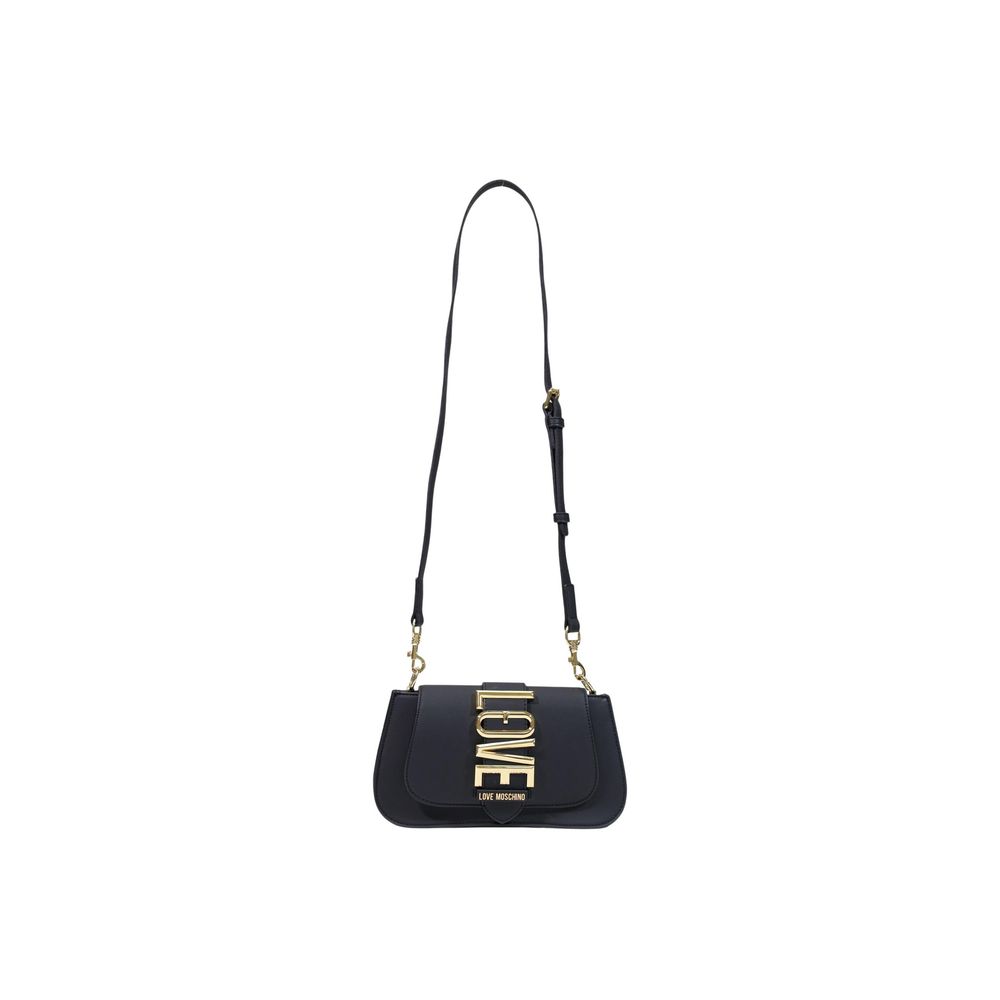 Love Moschino Black Polyethylene Handbag schwarz