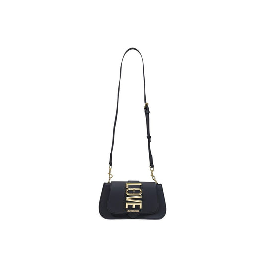 Love Moschino Black Polyethylene Handbag schwarz