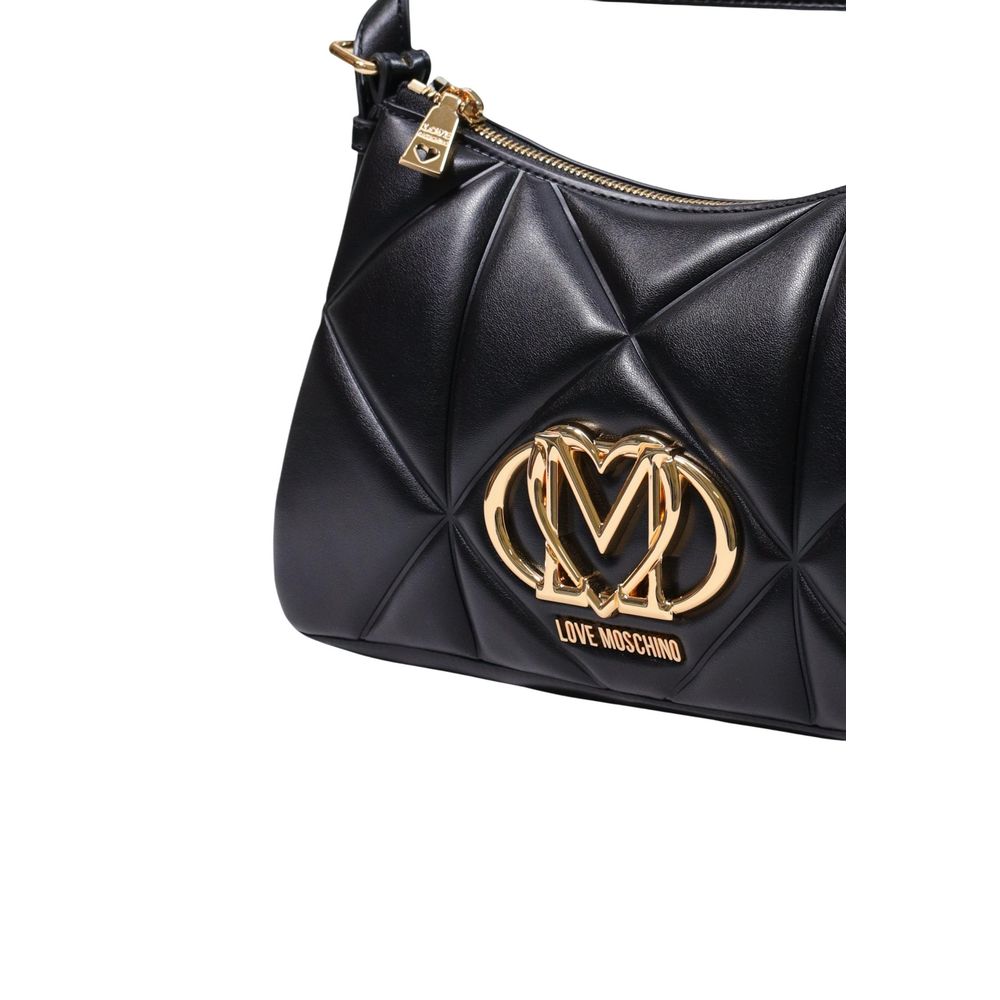 Love Moschino Black Polyethylene Handbag schwarz