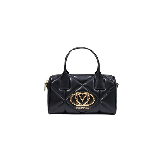 Love Moschino Black Office And Leisure Time, This Is A Must-Have Medium Handbag schwarz