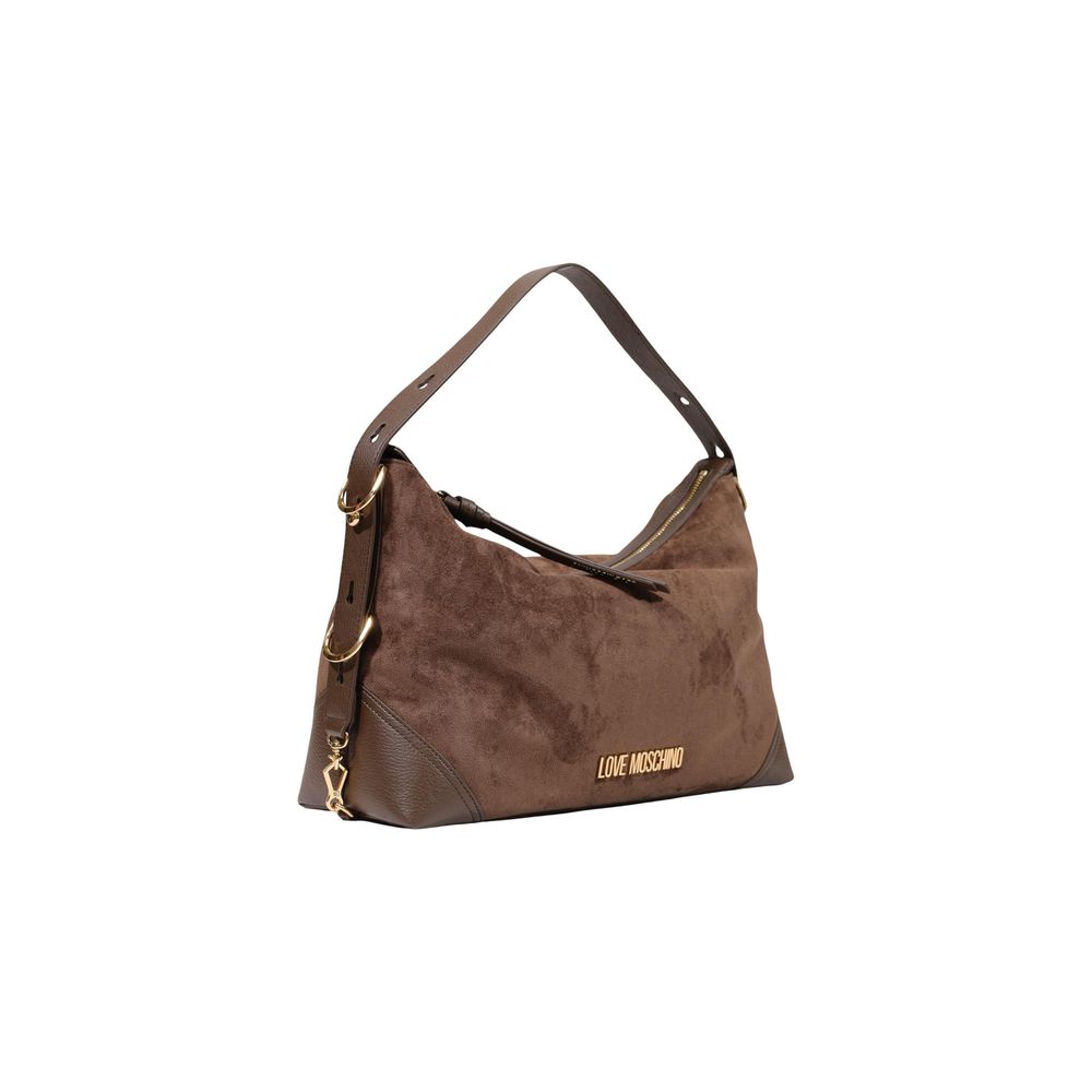 Love Moschino Brown Polyester Handbag braun