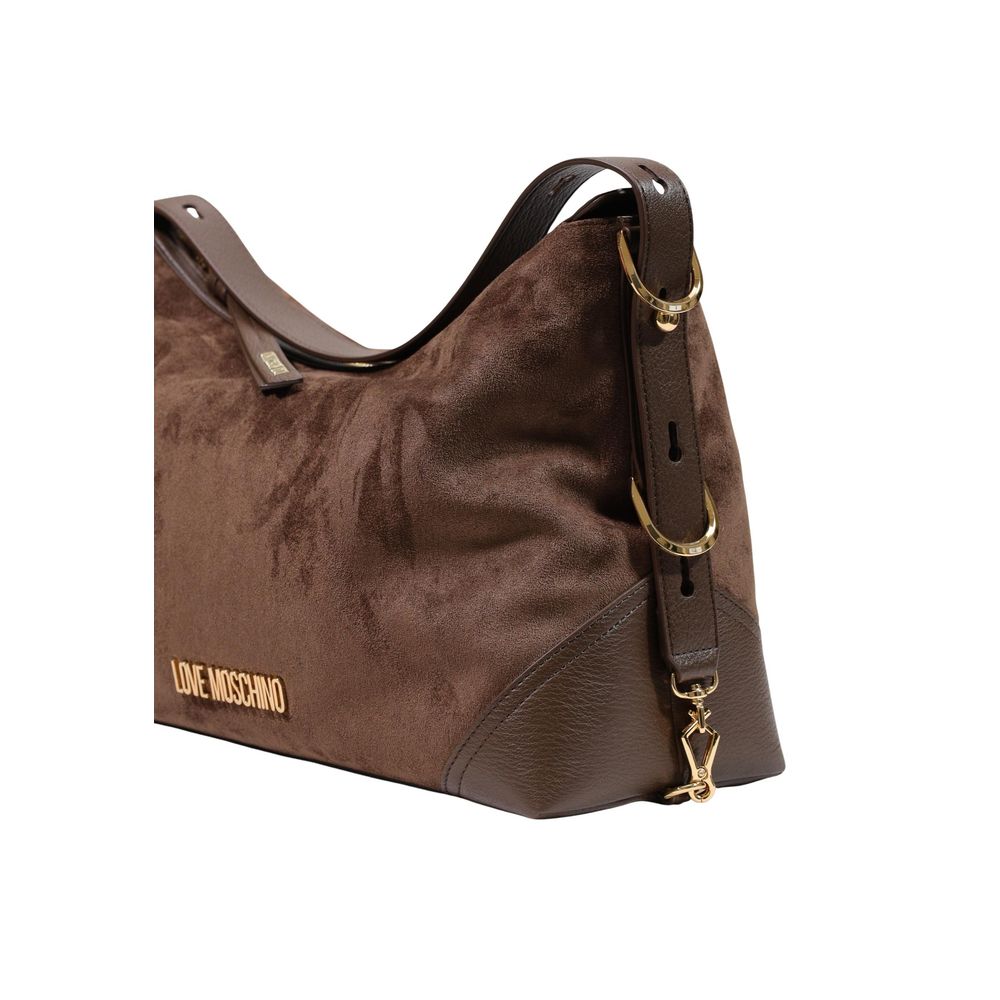 Love Moschino Brown Polyester Handbag braun