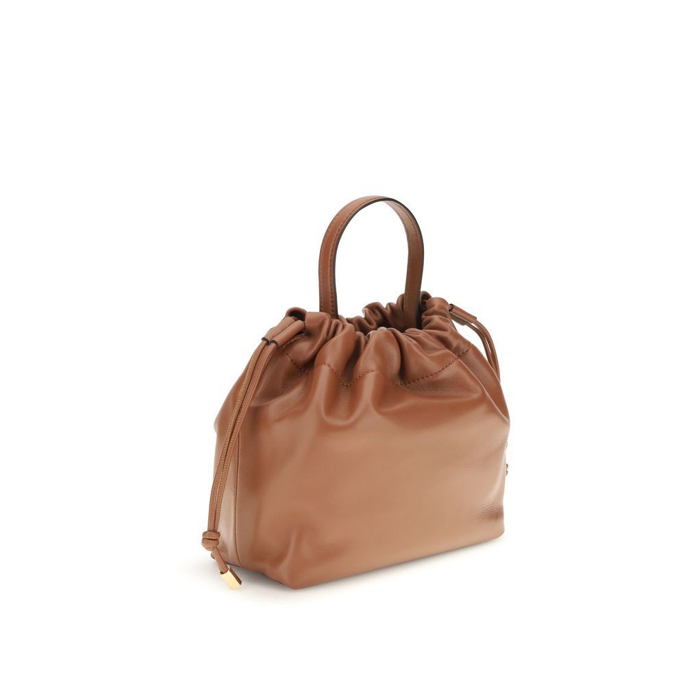 Chloé Brown Icons Leather Chain Shoulder Bag braun