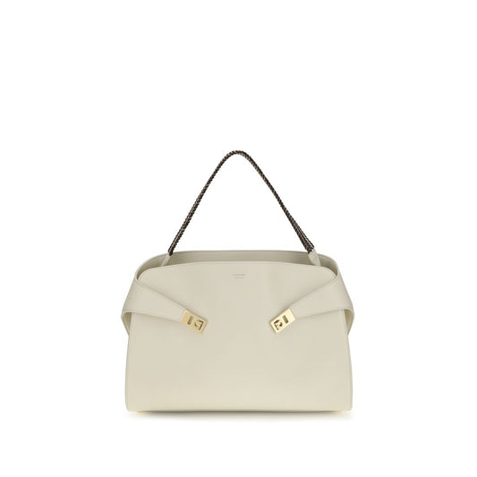 Ferragamo Beige Large Hug Soft Shoulder Bag