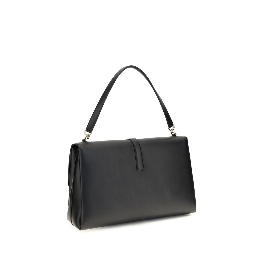 Ferragamo Black Large Mia Shoulder Bag schwarz