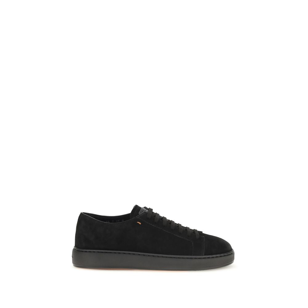Santoni Black 'Low Top' Sneakers schwarz