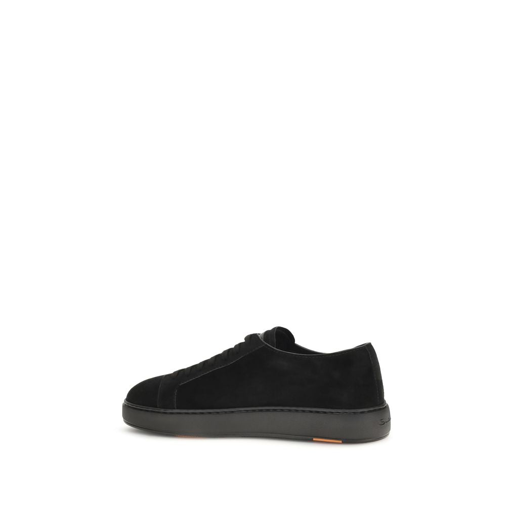 Santoni Black 'Low Top' Sneakers schwarz